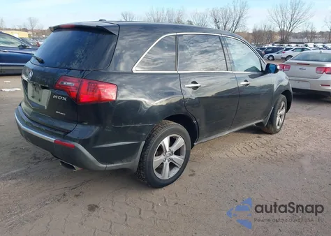 2011 Acura Mdx Technology Package from USA, damaged, VIN 2HNYD2H44BH504635
